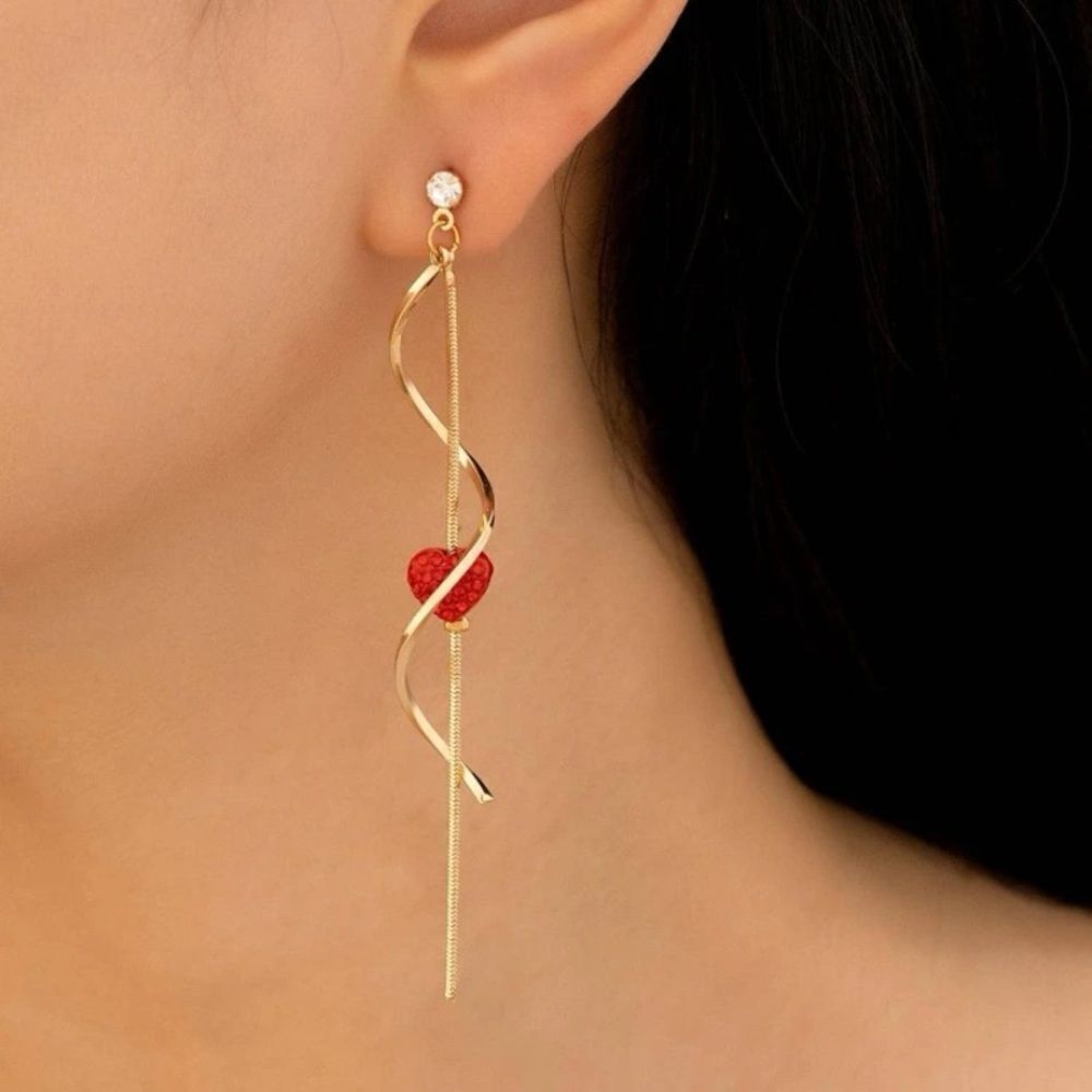 3for$20 NEW 1pair Women's Gorgeous Heart Shaped Spiral earring